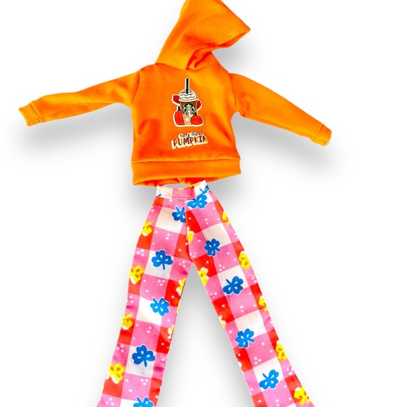 Barbie “ Hey there Pumpkin” Doll Outfit w/Handmade doll Purse- Doll Not included - Picture 4 of 13